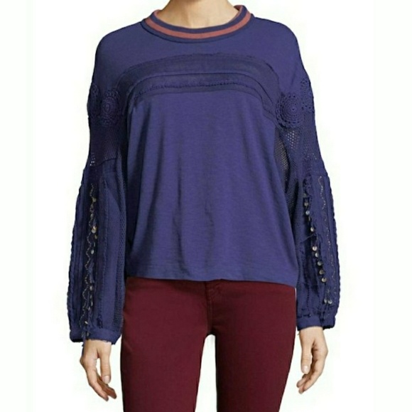 Free People Tops - 🆕Free People Fringed Crochet Top